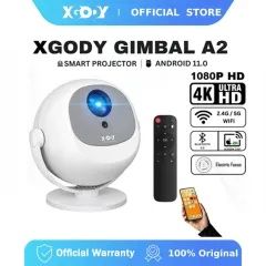 Топ Цена !WiFi6 XGODY 360° въртящ се интелигентен Android 4K Проектор