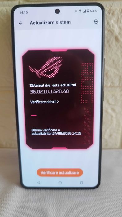 Telefon Asus Rog Phone 9 Fun Edition, Dual Sim, 16RAM, 256GB, 5G