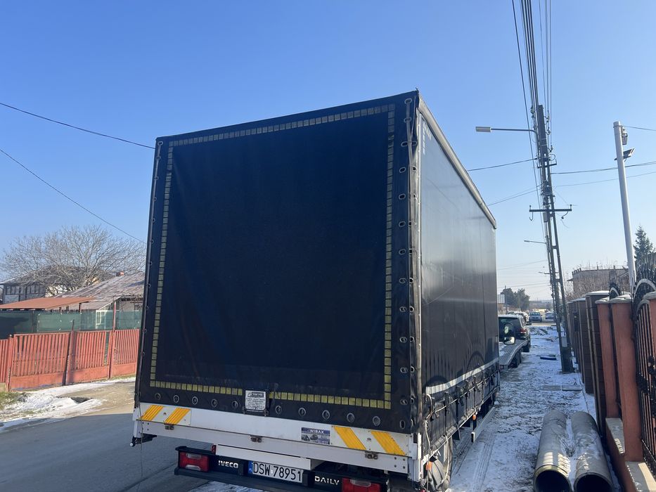 Bena cu prelata iveco,pat dormit