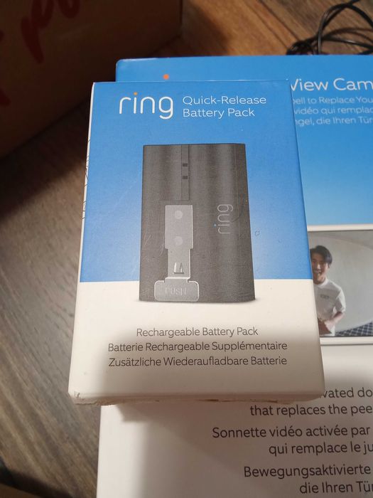 Видео звънец - Ring Peephole Camera + Допълнителна батерия