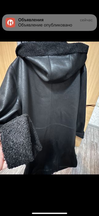 Весенняя дубленка легкая