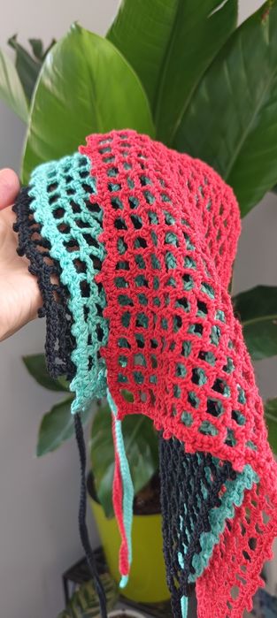 Вязаные косыночки, ручной работы