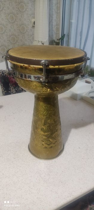 Антична стара бронзова тарамбука ; таранбука ; дарбука