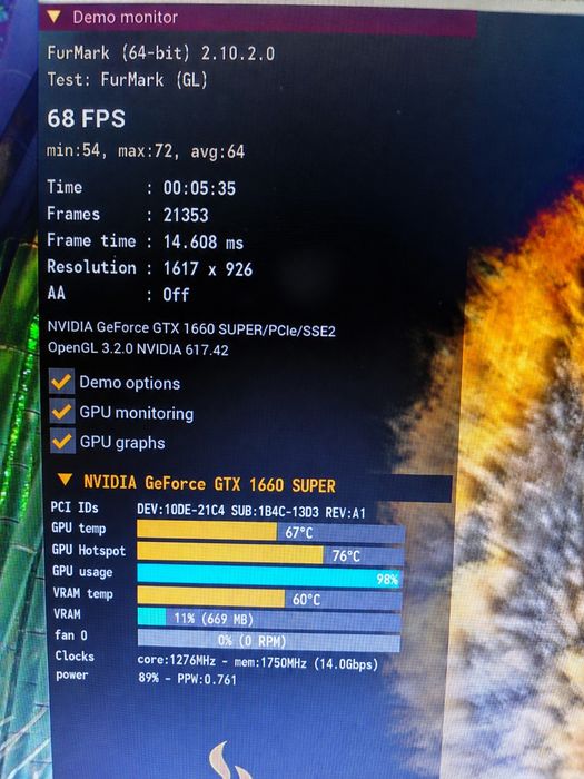 Видеокарта GTX 1660 super