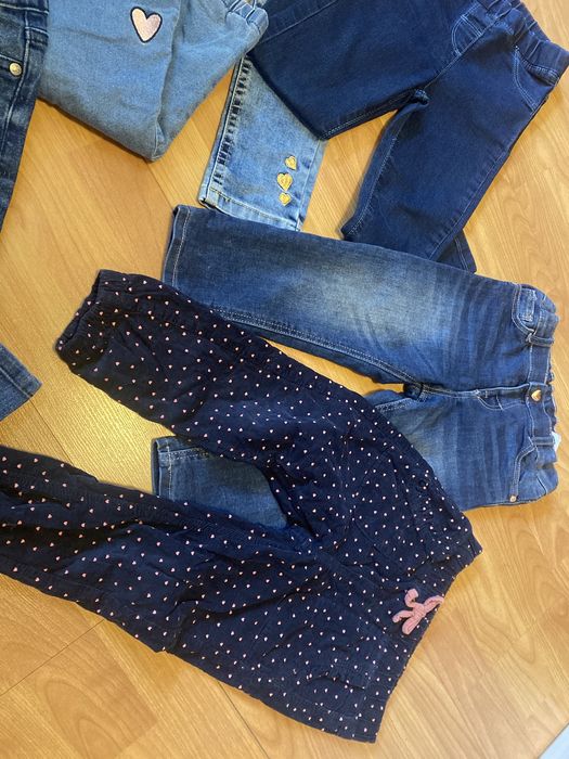 Лот 6 бр. дънки за момиче