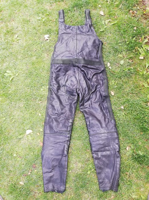 Мото гащеризон от естествена кожа