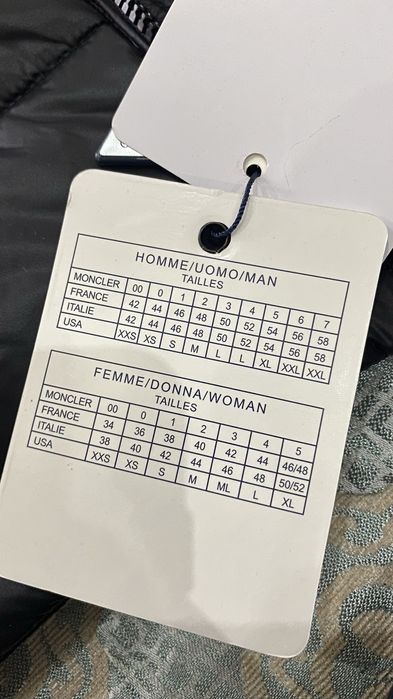 Moncler куртка черная