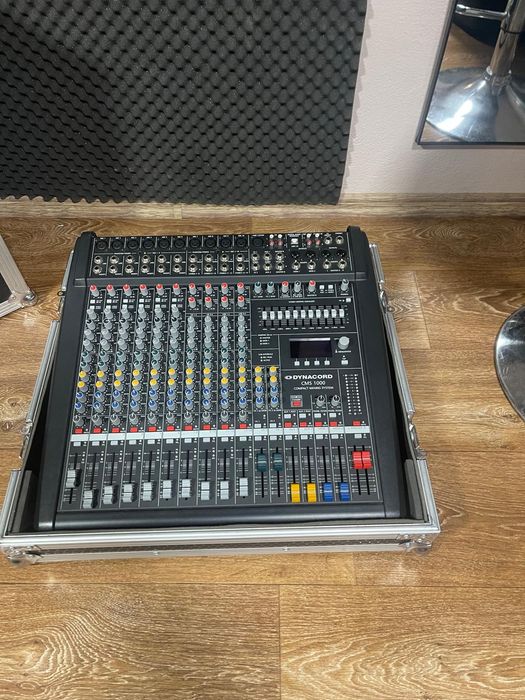 Casse transport mixer dynacord pm 1000-2  /1000-3