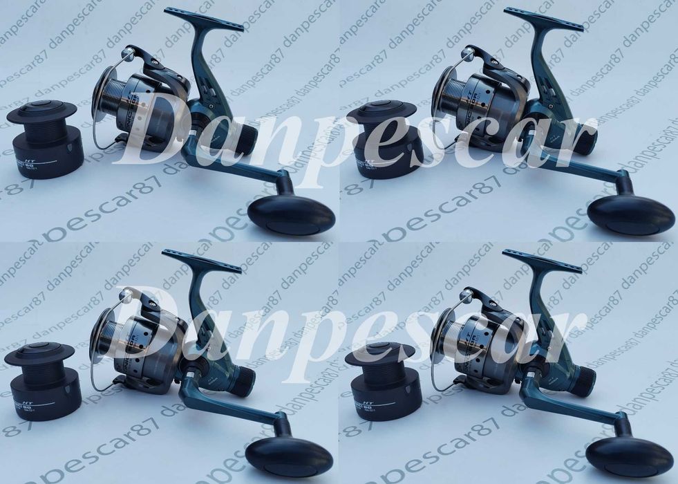 SET 4 Lansete 2.70m ROBINHAN Power cu 4 Mulinete HT60 +4 role 300m FIR