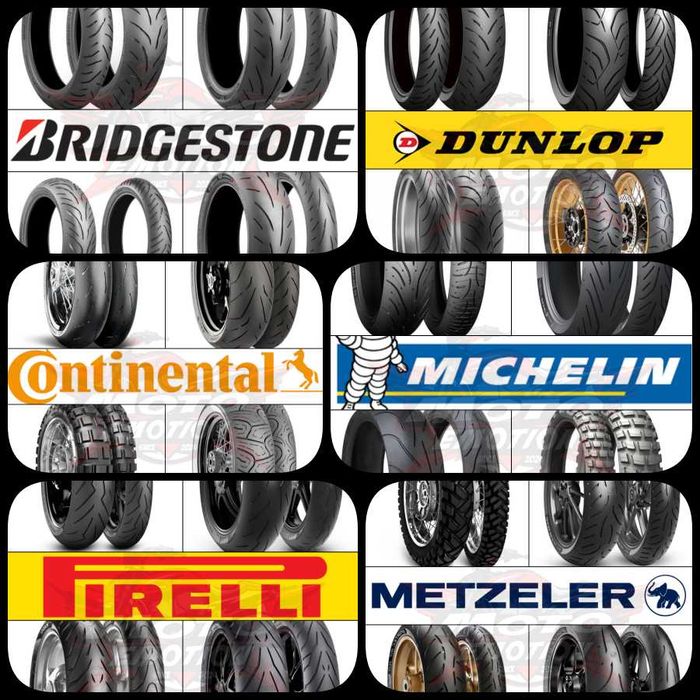 Мото Гуми Bridgestone Pirelli Micheline Dunlop Continental