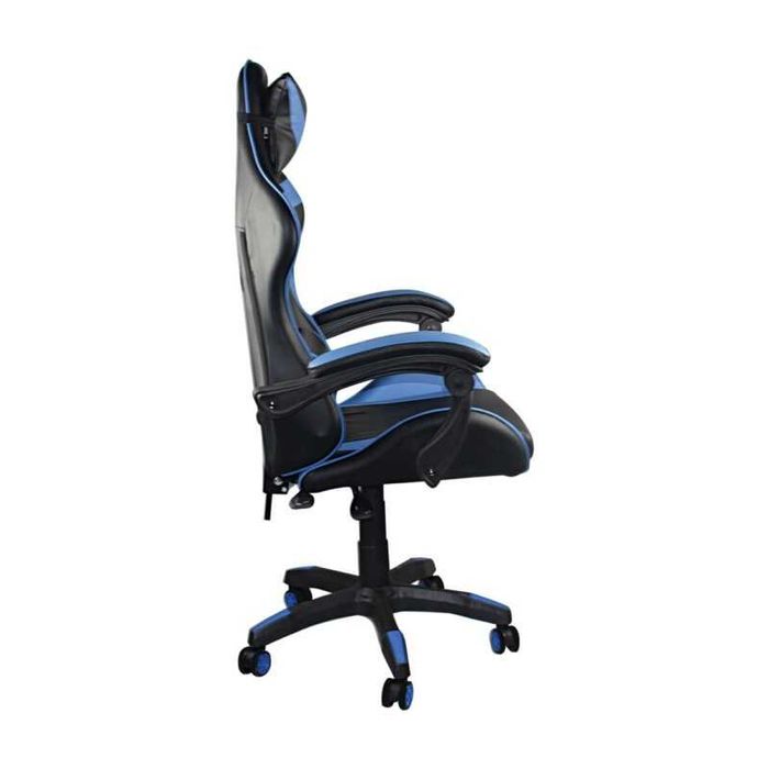 Геймърски стол, BF7850, Сив,Син,Червен, Изкуствена кожа, 63х70х127см.