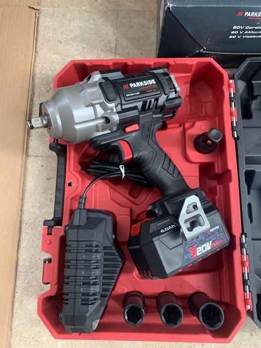 Pistol impact,masina de infiletat cu impact parkside  performance noi