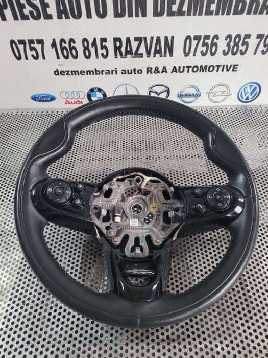 Volan Din Piele Cu Comenzi Mini Cooper One S F54 F55 F56 F57 An 2014-2019 Stare Foarte Buna