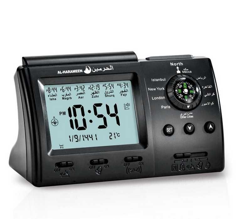 HA-3005 Дигитален с LCD дисплей за показване на времето и датата на азана.