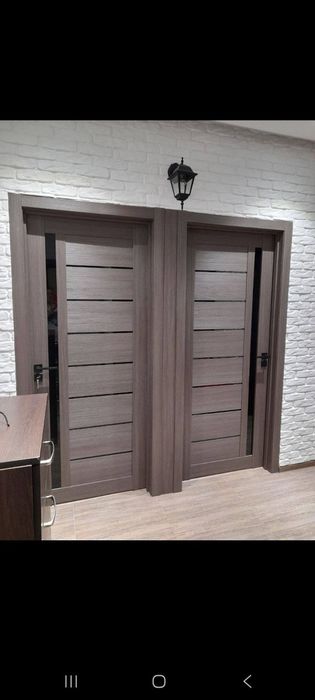 Установка МДФ Дверей