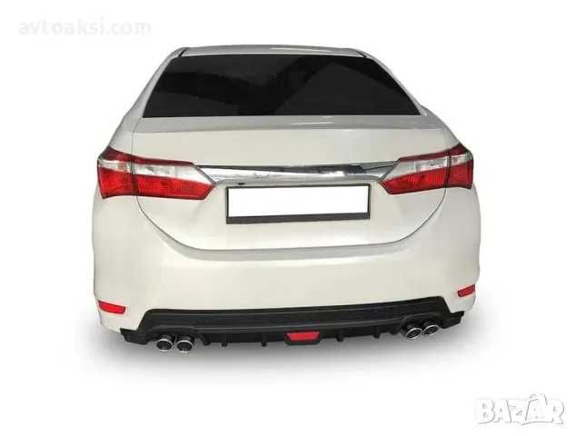 Универсален дифузьор за задна броня два цвята