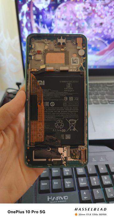 Display Original Service Pack Mint Green Xiaomi 11 Lite 5G NE