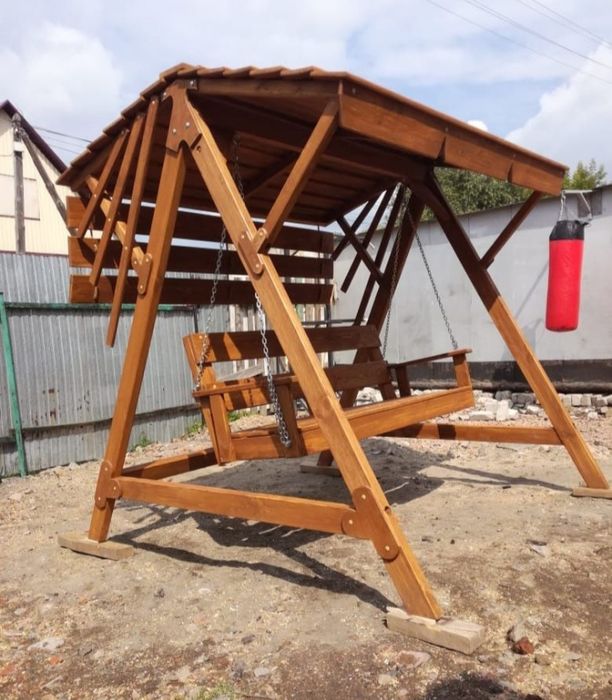 Продам садовую качель, изготовлю лестницу