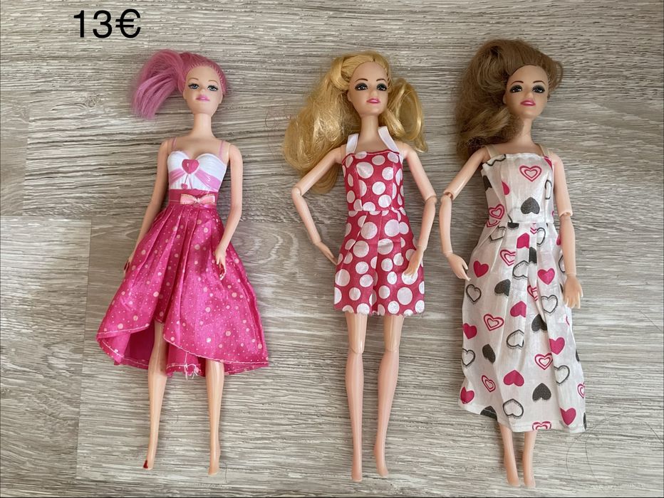 Кукли  барбита с аксесори, детски комплекти за прически, маникюр