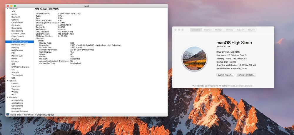 Apple iMac 27 inch 2K IPS Diisplay