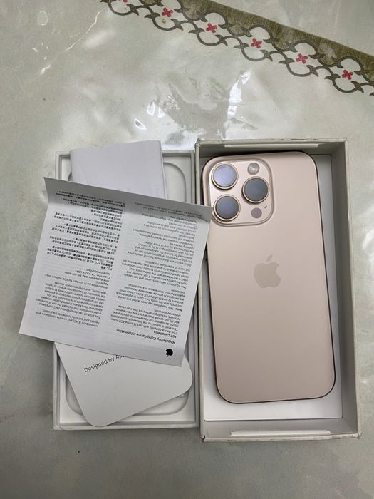 Iphone 16 pro desert titan