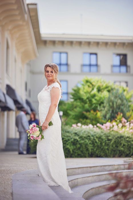 Булчинска рокля дантела