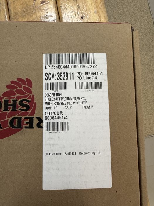 Red Wing летние ботинки 43.5