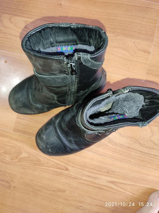 Зимние ботинки. Размер 33-34