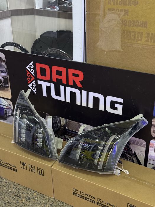 Prado 120 передние led фары