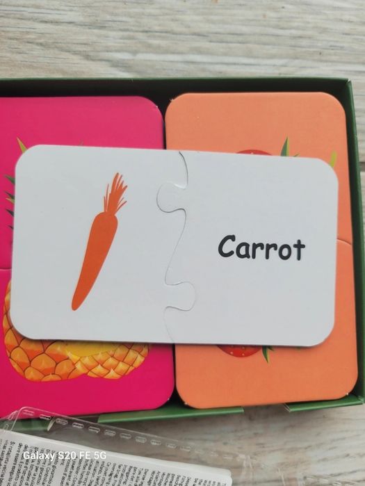 Puzzle fructe si legume fata verso