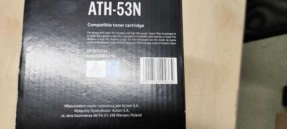 Toner ActiveJet AT-53N | Negru | 3500 pag. | HP Q7553A - NOU