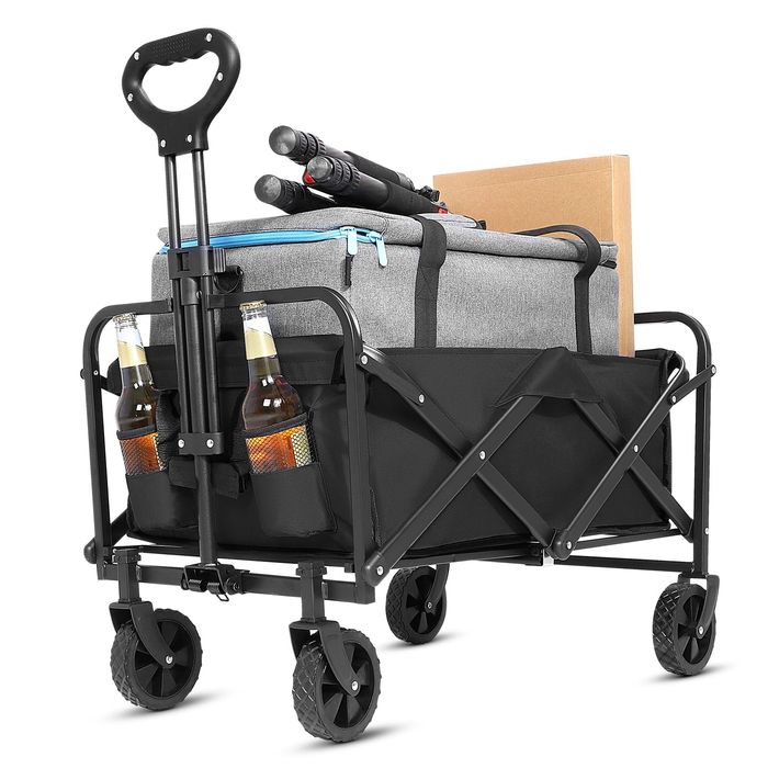 Сгъваема транспортна количка , помощна количка за багаж , плаж къмпинг