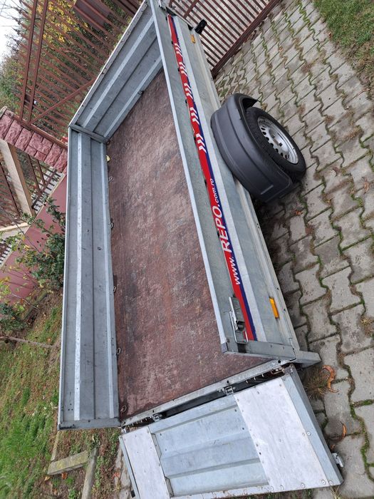 Remorca  auto 750 kg basculabila special pt ATV (platforma ATV)  cat B