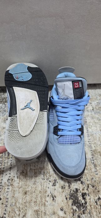 Papuci Jordan 4 sky Blue
