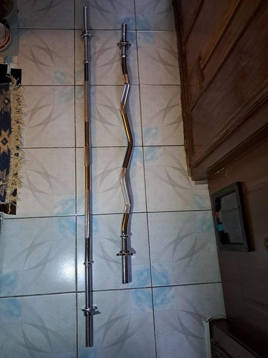 Bara dreapta sau haltera 150cm pliabila oțel