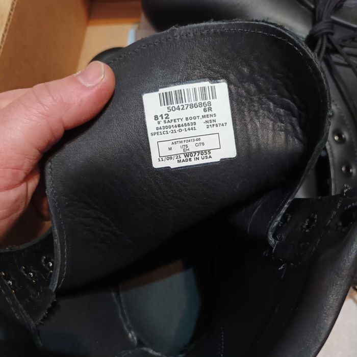 Ghete militare ROCKY, US Army, piele naturala neagra 6R, 39-40EU
