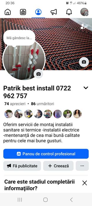 Instalator termic sanitar gaze