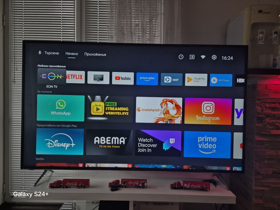 65" Turbo-X 4K Smart TV – Перфектно състояние, голям екран!
