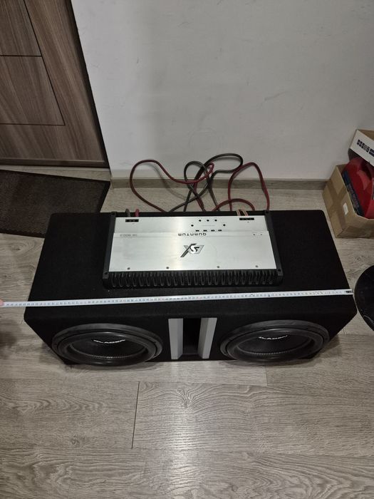 Boxe auto Gladen cu amplificator QuantumQE9002