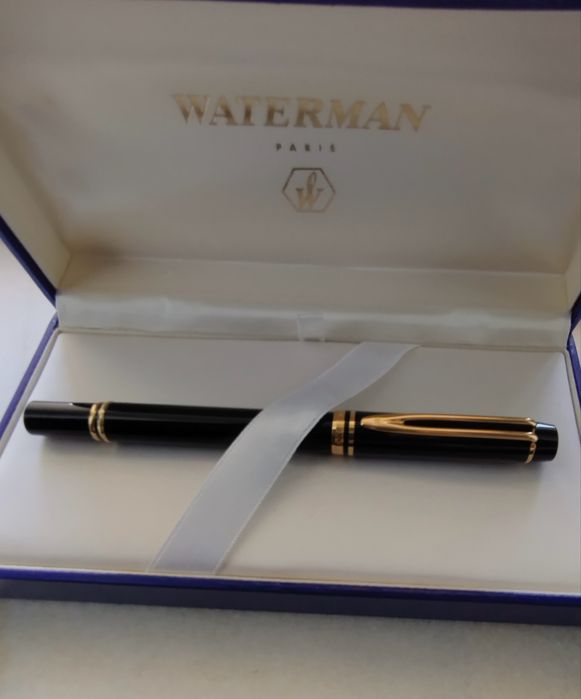 Stilou Waterman original cu penita din aur de 18K
