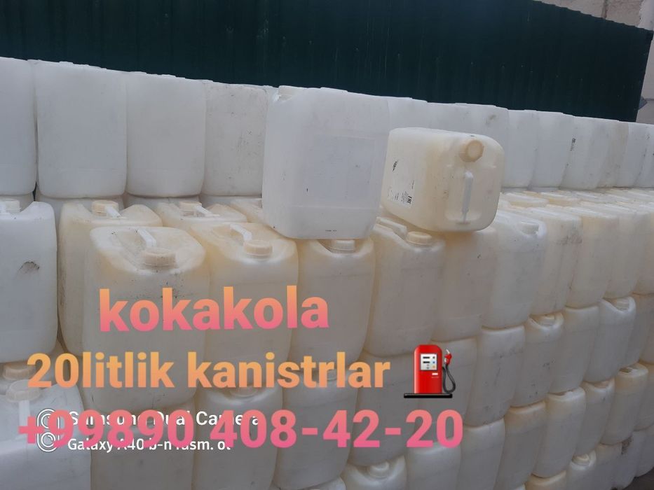 20litrlik kola kanistrlar baquvvat idish pishavoyga boladi