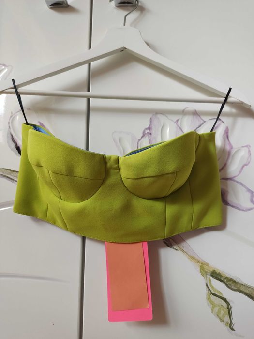 Къс топ Max&Co неоново зелено