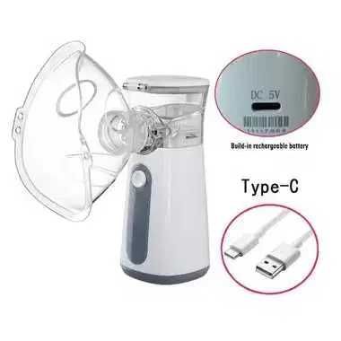 Aparat Aerosoli, NebulizatorPortabil, Ultrasonicnebulizator Duza Husa