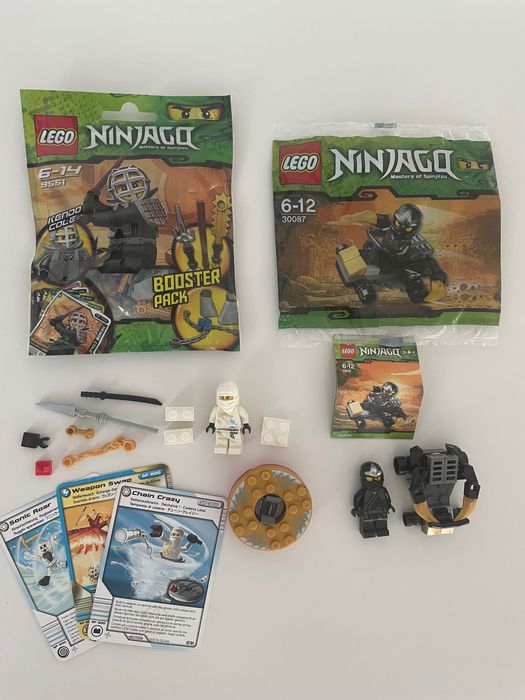 Lot Lego Ninjago 9551,2171,30087 Spinner Zane Dx