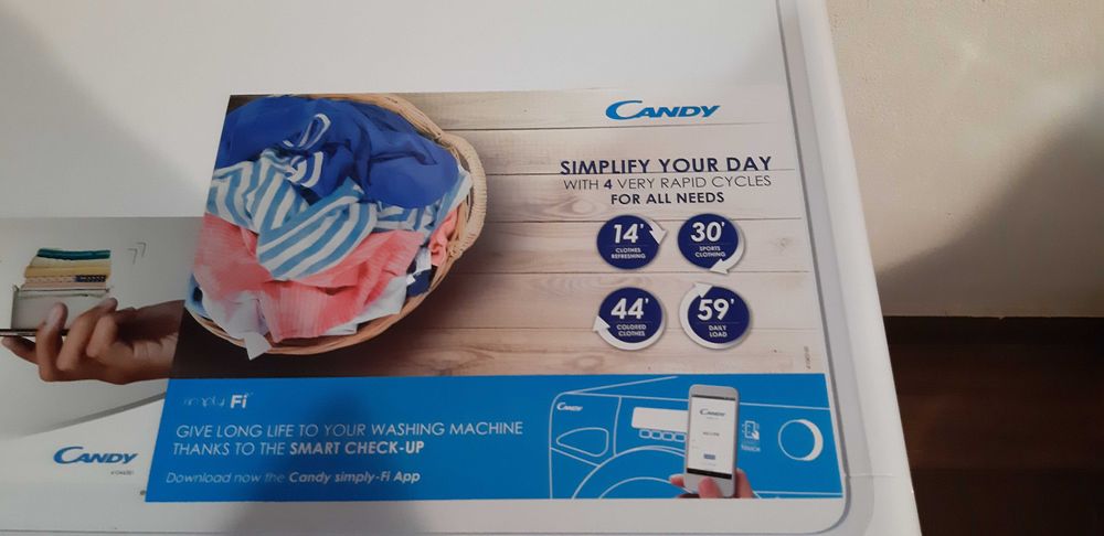 Masina spalat Candy smart,clasa energie A+++7kg,1200rpm, ca noua