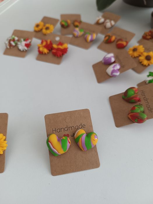 Обици от полимерна глина