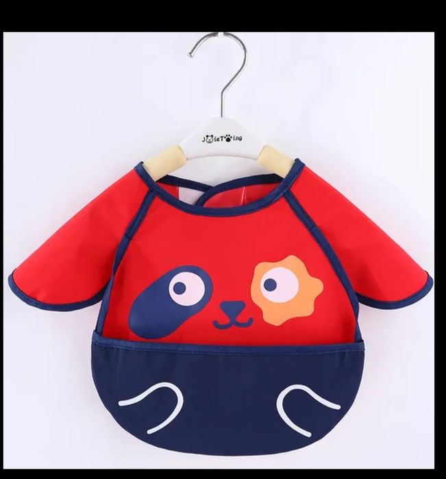 Детски лигавник/престилка за храна и рис