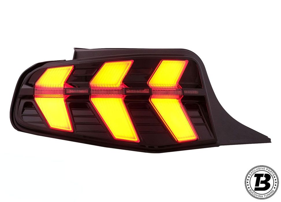 Stopuri LED compatibile cu Ford Mustang V Smoke Design Semnalizare Dinamica