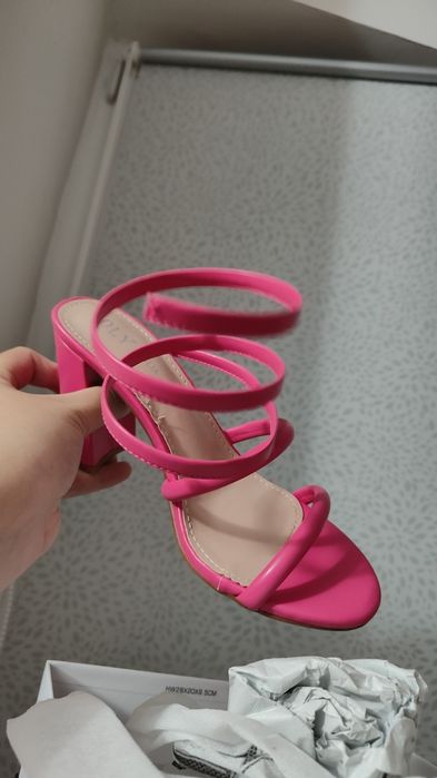 Sandale roz ocazie, casual, unice noi