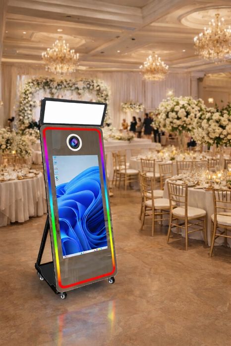 Oglindă magică cabină foto evenimente nunti botezuri